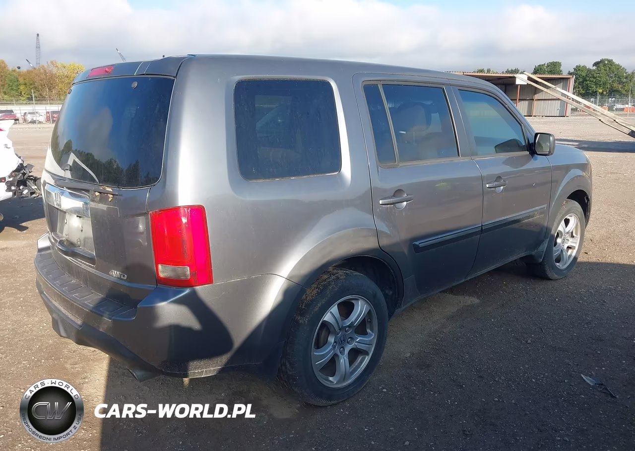 2012 Honda Pilot Ex-L VIN:5FNYF4H57CB031972 - 4