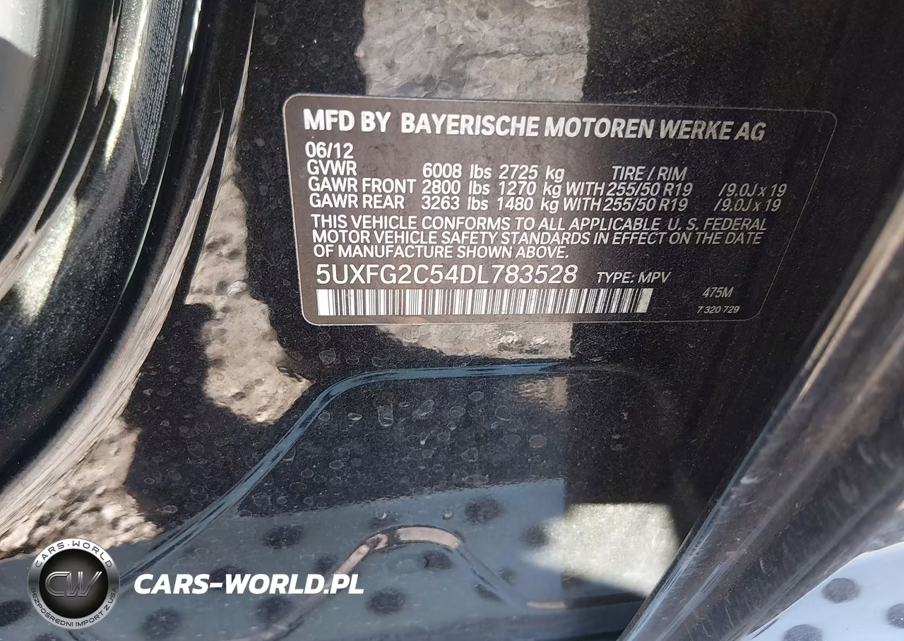 2013 BMW X6 xDrive35I VIN:5UXFG2C54DL783528 - 9