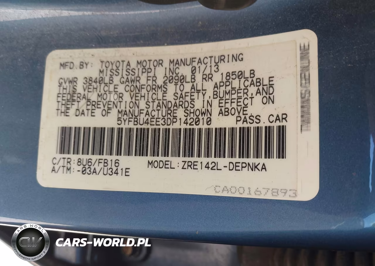2013 Toyota Corolla Le VIN:5YFBU4EE3DP142010 - 9