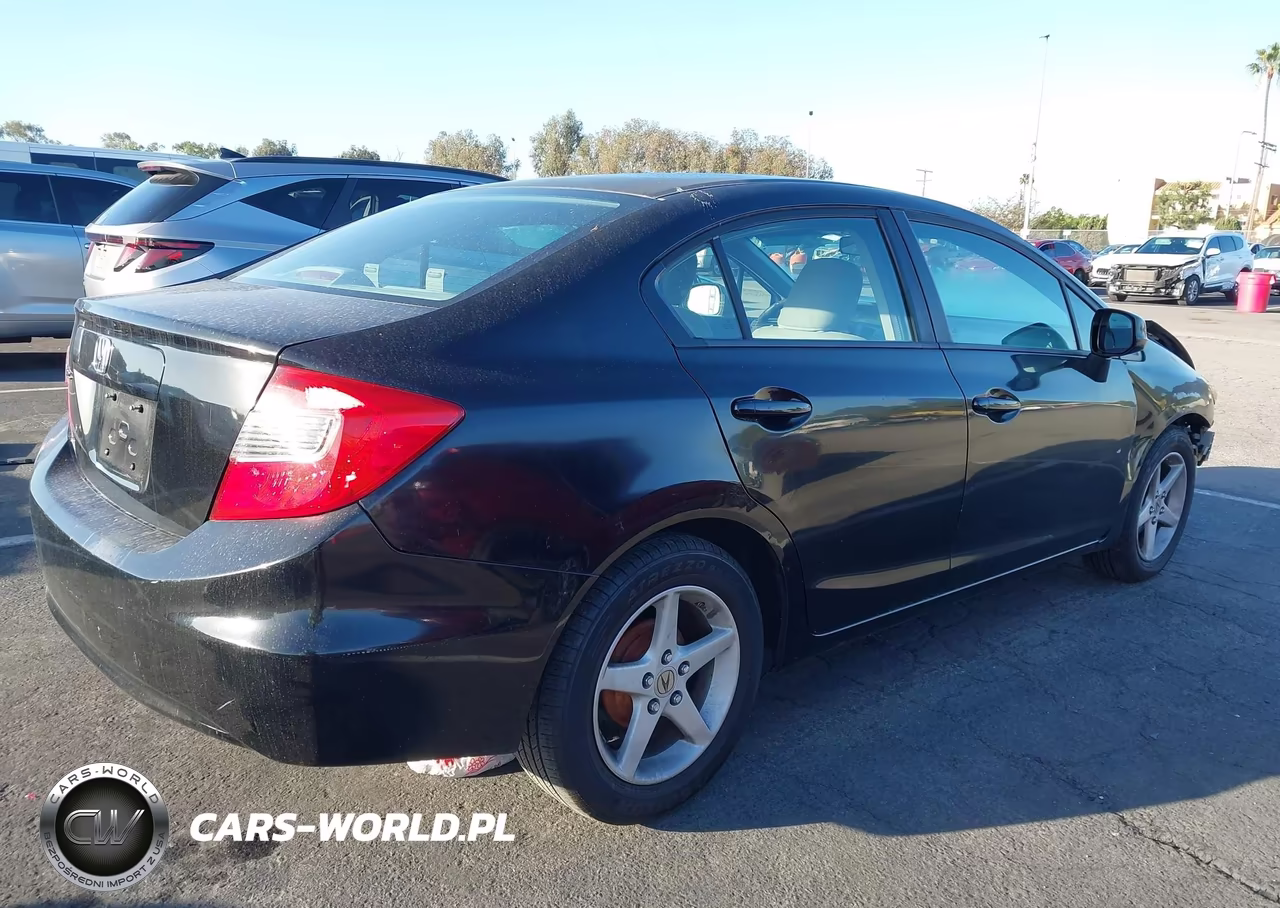 2012 Honda Civic Lx VIN:19XFB2F59CE074418 - 4