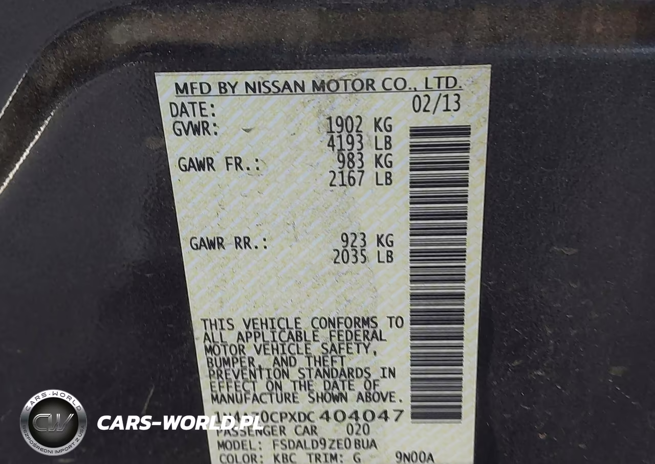 2013 Nissan Leaf Sv VIN:1N4AZ0CPXDC404047 - 9