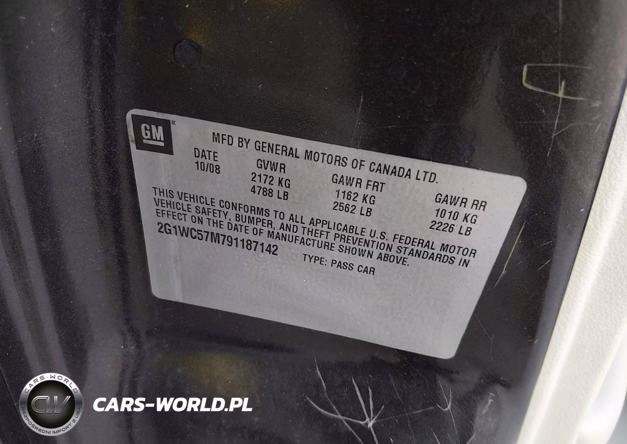 2009 Chevrolet Impala Lt VIN:2G1WC57M791187142 - 9