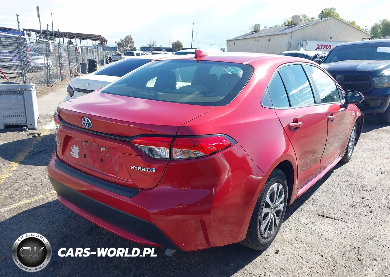 2021 Toyota Corolla Hybrid Le VIN:JTDEAMDE8MJ021937 - 4