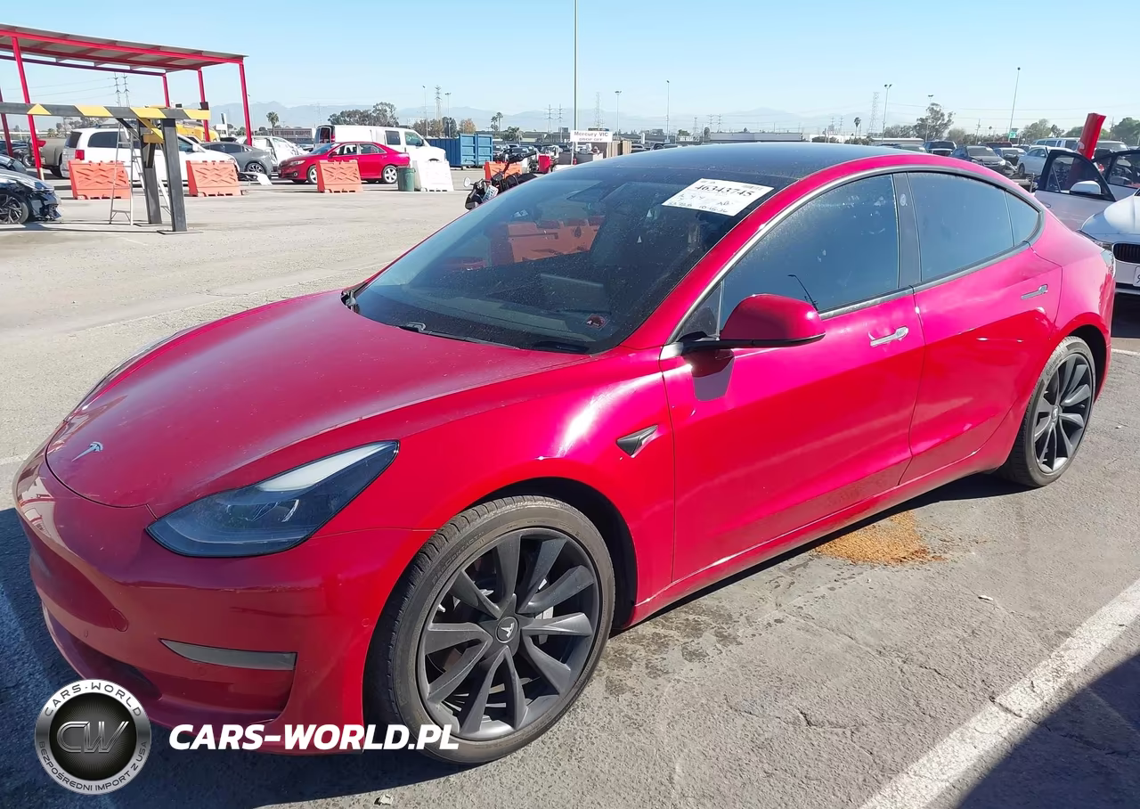 2021 Tesla Model 3 Standard Range Plus Rear-Wheel Drive VIN:5YJ3E1EA4MF030521 - 2