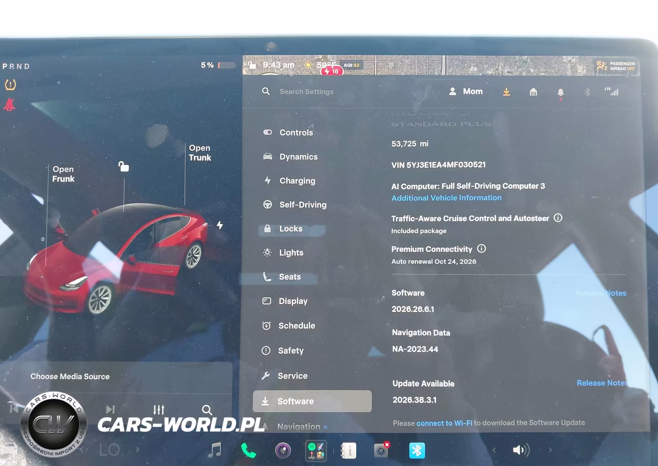2021 Tesla Model 3 Standard Range Plus Rear-Wheel Drive VIN:5YJ3E1EA4MF030521 - 7