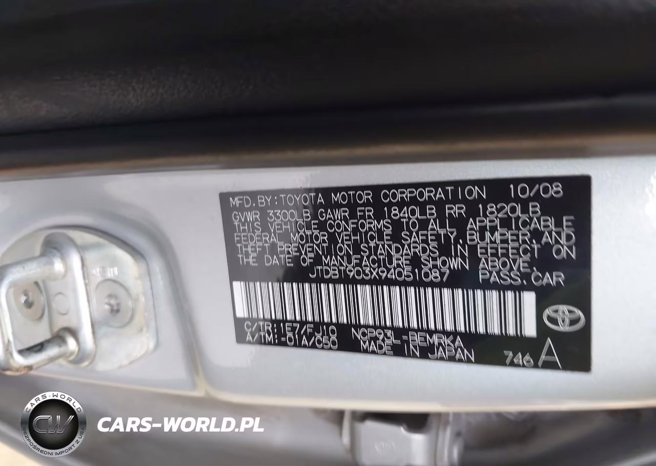 2009 Toyota Yaris VIN:JTDBT903X94051087 - 9