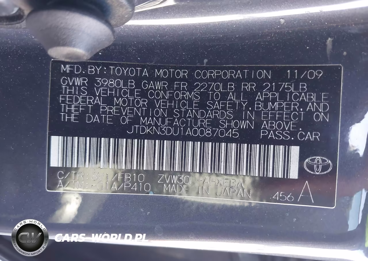 2010 Toyota Prius Ii VIN:JTDKN3DU1A0087045 - 9