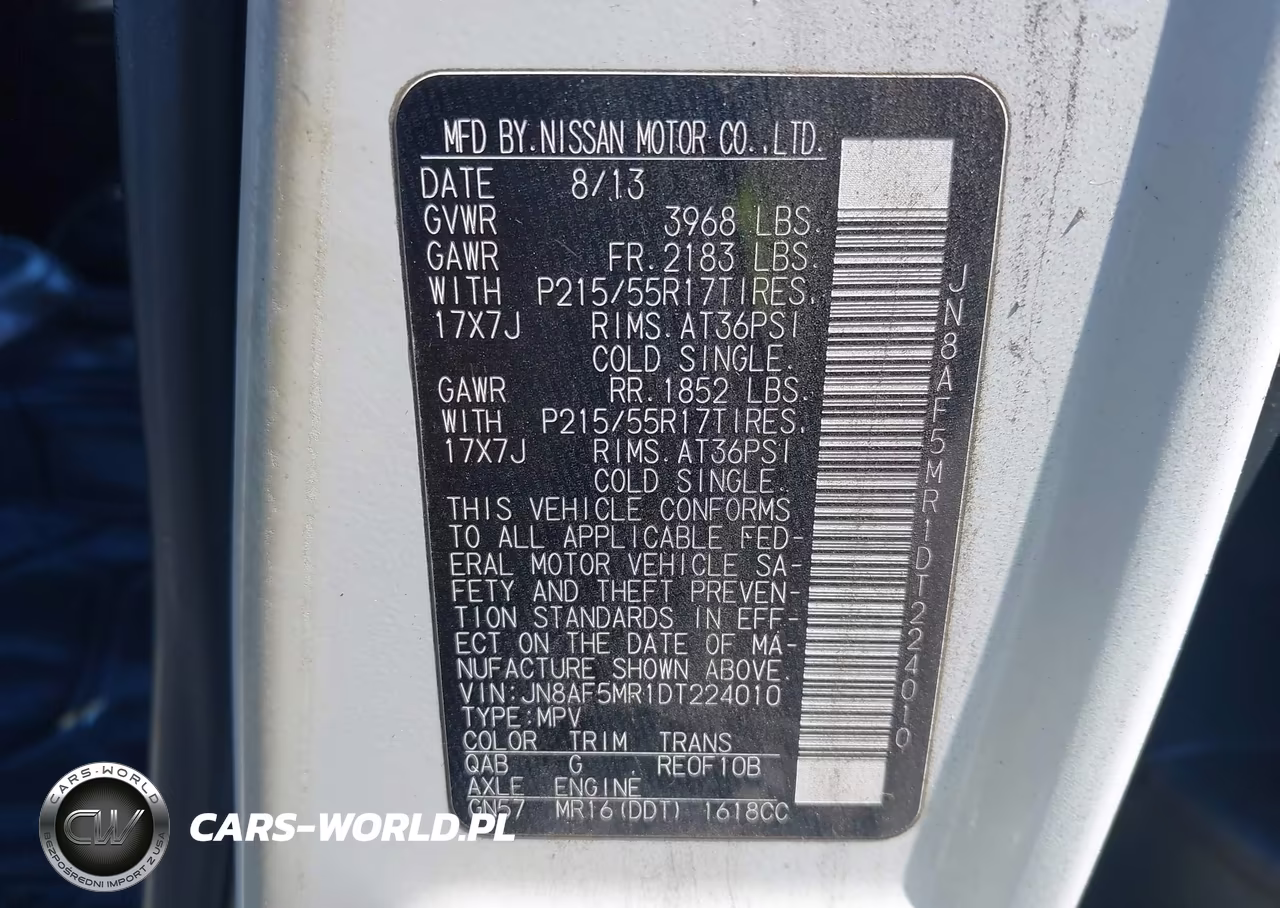 2013 Nissan Juke Sl VIN:JN8AF5MR1DT224010 - 9