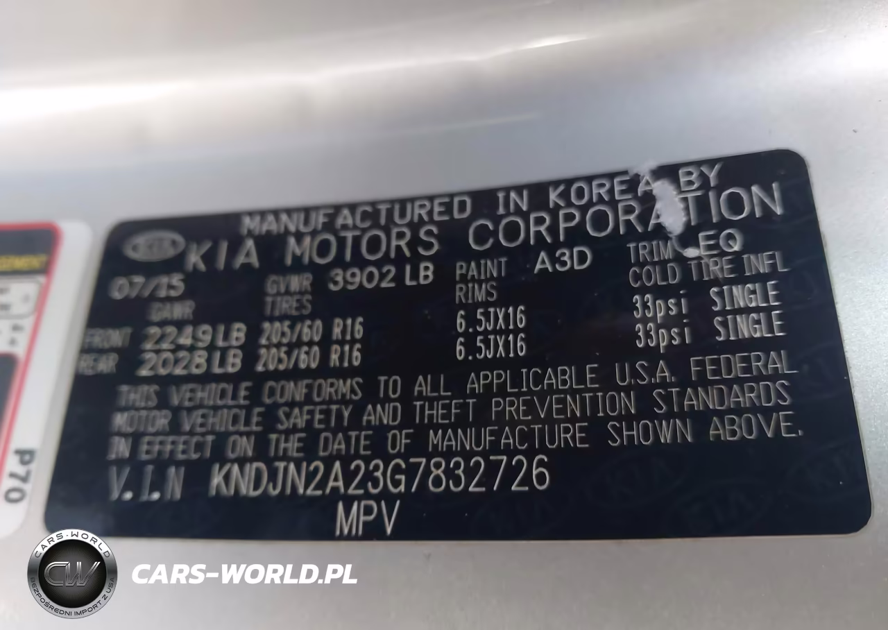 2016 Kia Soul VIN:KNDJN2A23G7832726 - 9