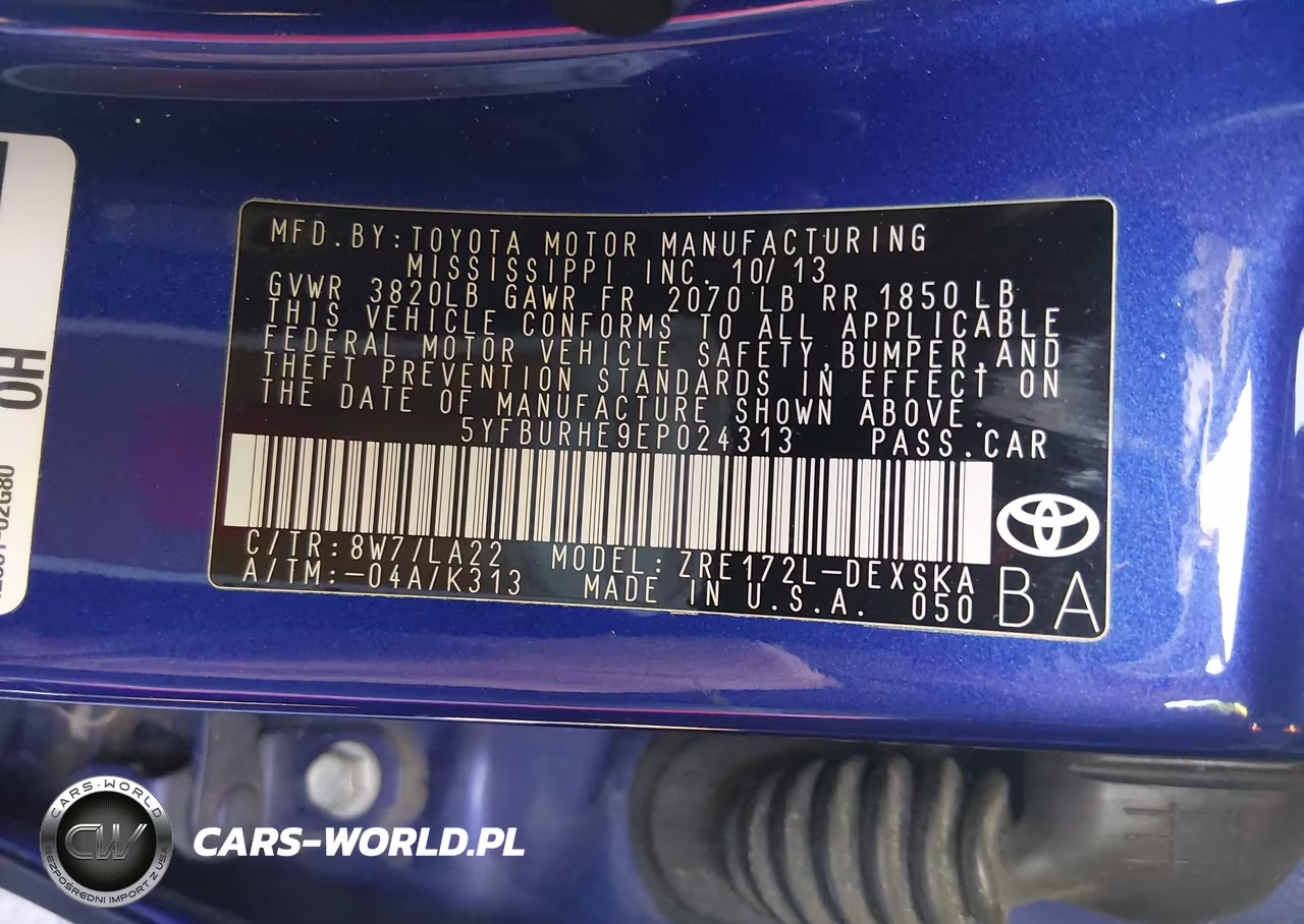 2014 Toyota Corolla S Premium VIN:5YFBURHE9EP024313 - 17