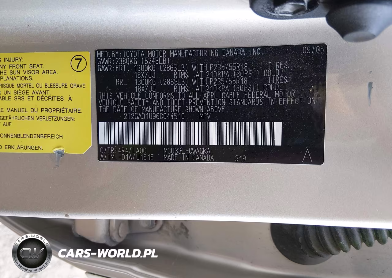 2006 Lexus Rx 330 VIN:2T2GA31U96C044510 - 9