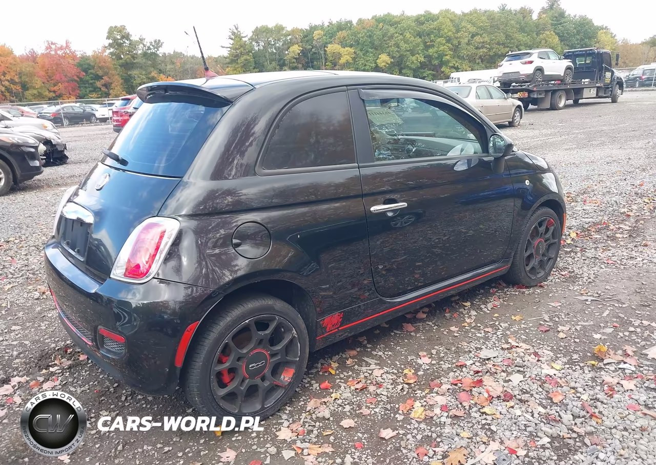 2013 Fiat 500 Sport VIN:3C3CFFBRXDT628381 - 4