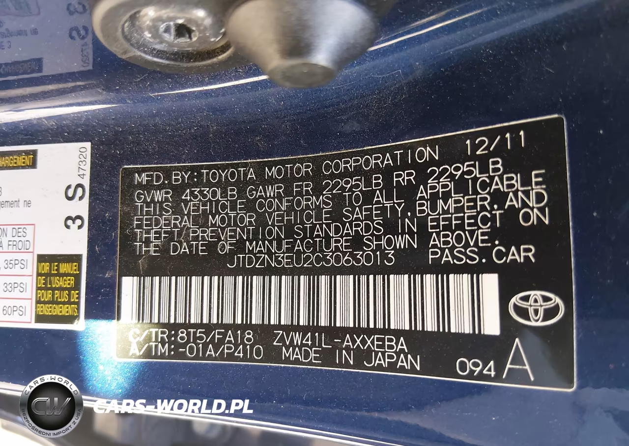 2012 Toyota Prius V Three VIN:JTDZN3EU2C3063013 - 9