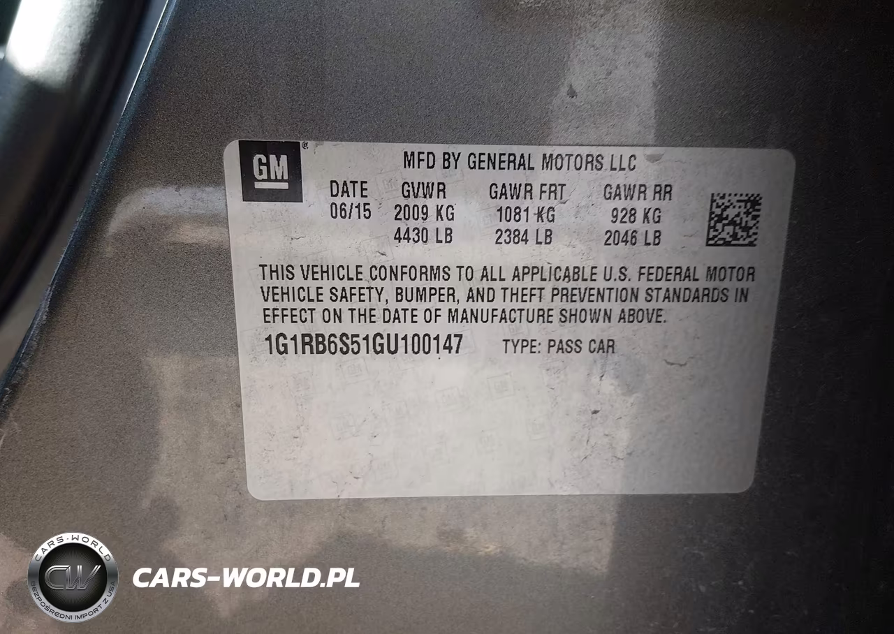 2016 Chevrolet Volt Premier VIN:1G1RB6S51GU100147 - 9