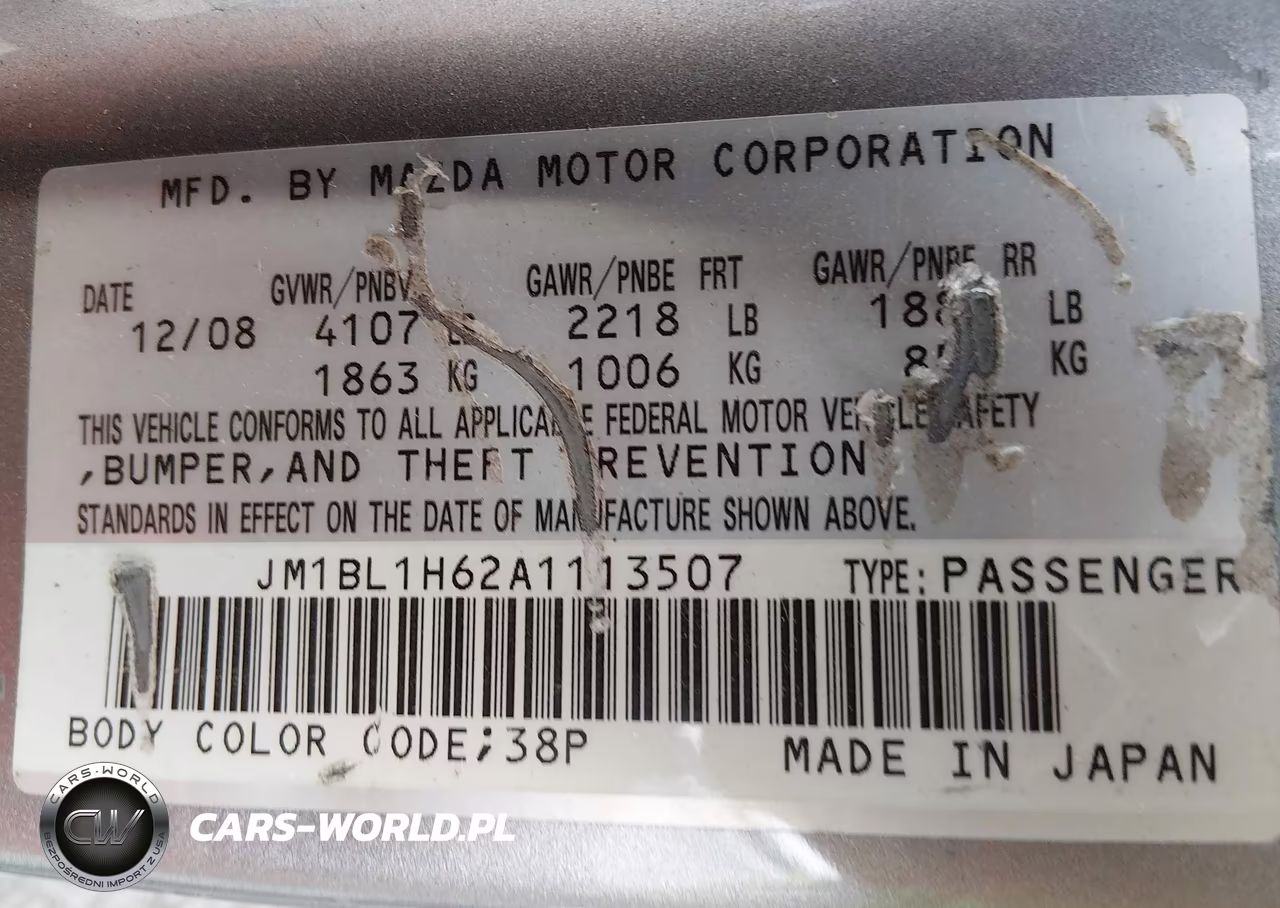 2010 Mazda Mazda3 S Sport VIN:JM1BL1H62A1113507 - 9