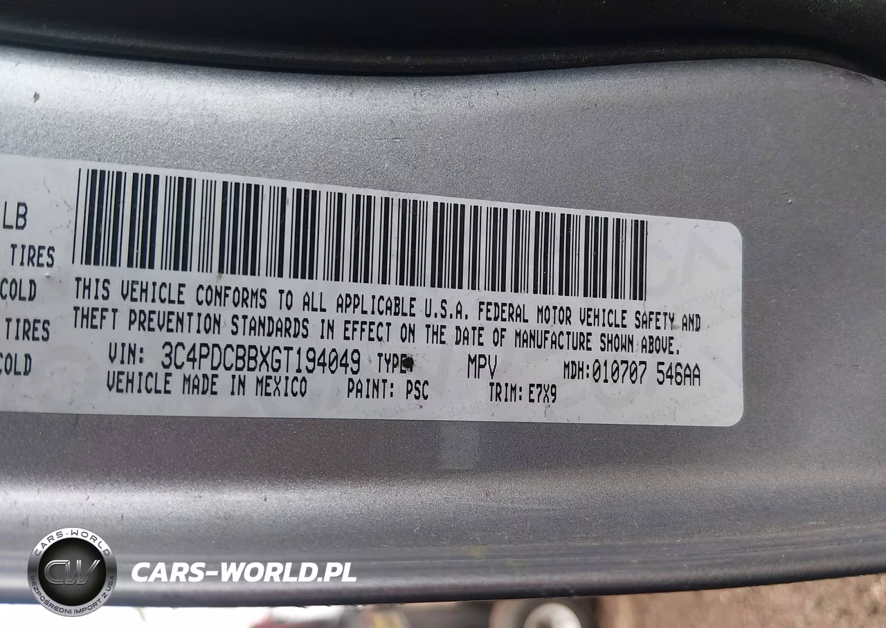 2016 Dodge Journey Sxt VIN:3C4PDCBBXGT194049 - 9