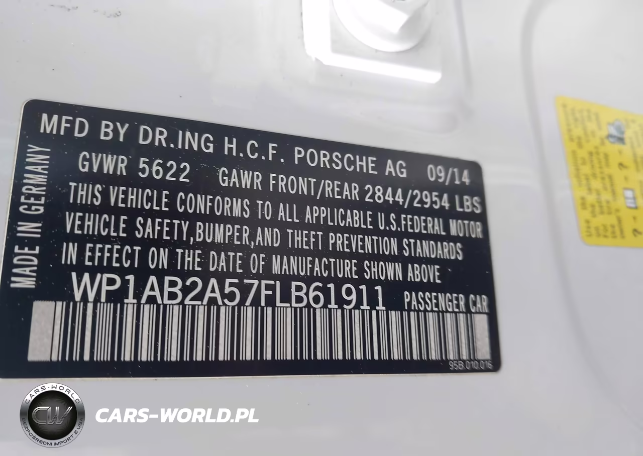 2015 Porsche Macan S VIN:WP1AB2A57FLB61911 - 9