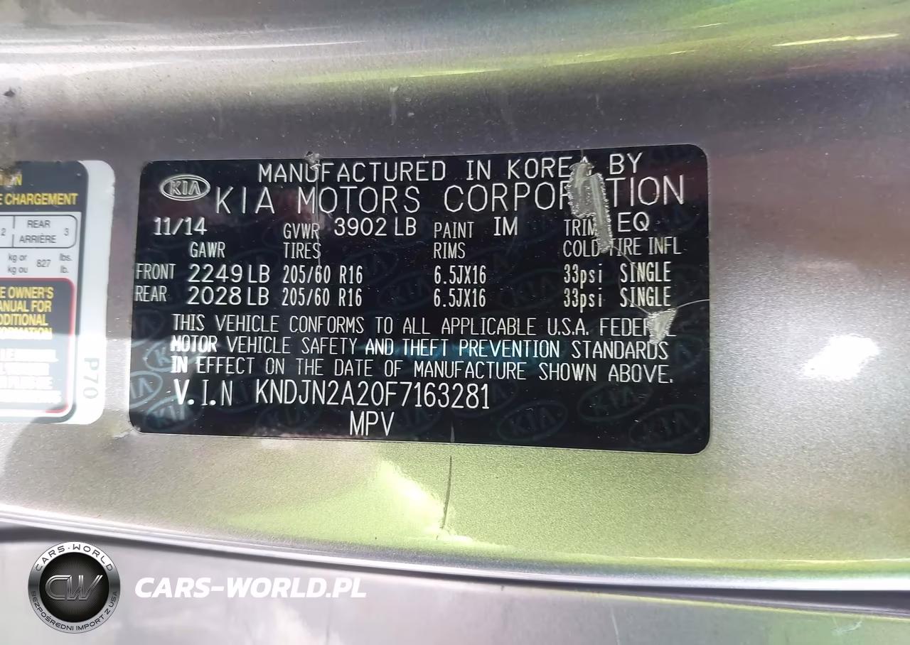 2015 Kia Soul VIN:KNDJN2A20F7163281 - 9