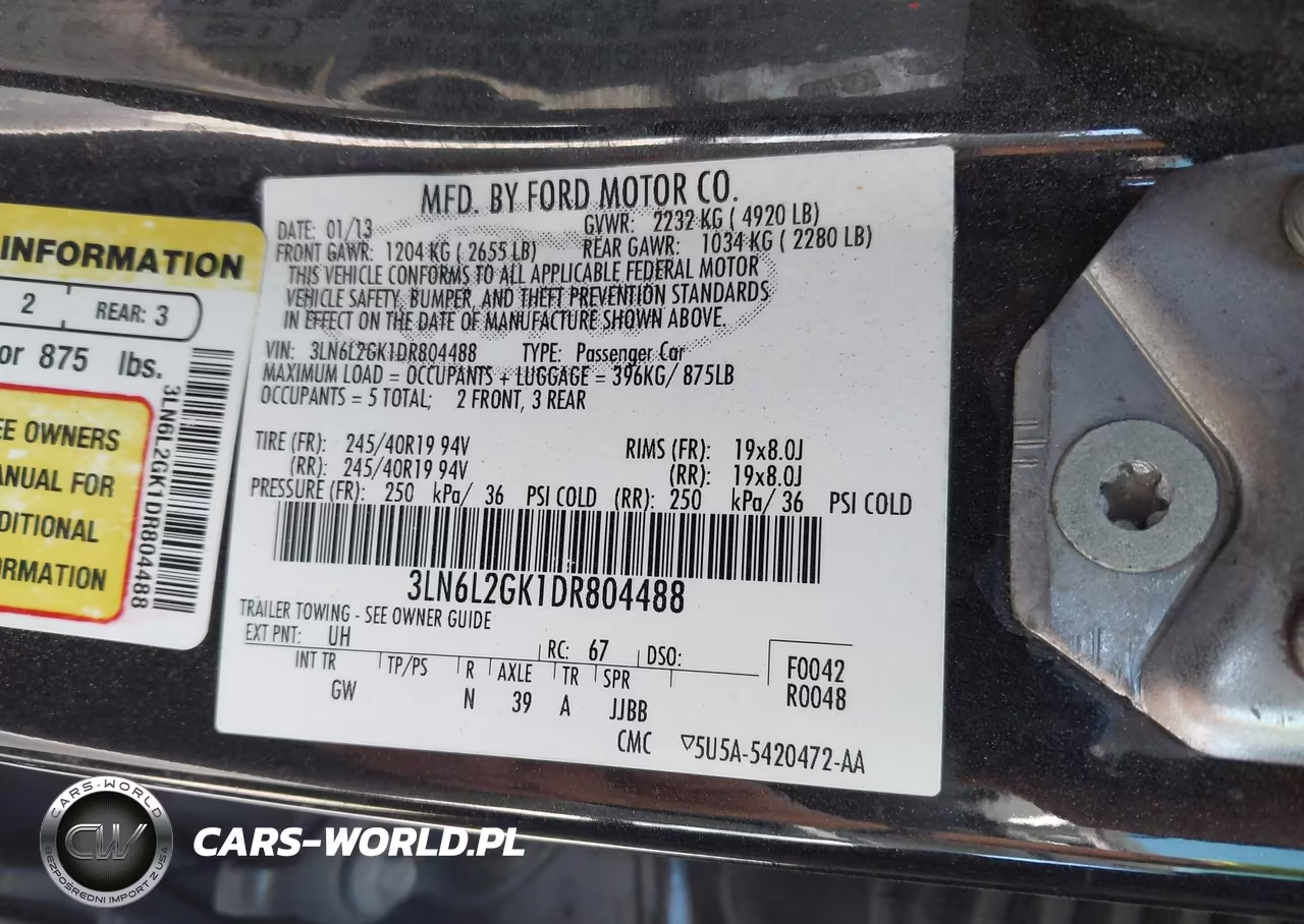 2013 Lincoln Mkz VIN:3LN6L2GK1DR804488 - 9