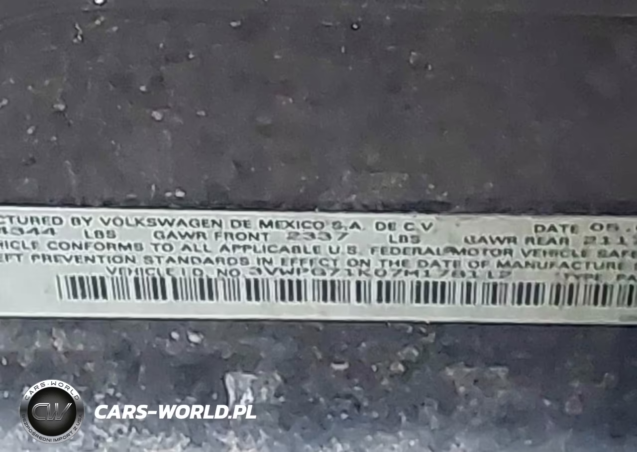 2007 Volkswagen Jetta 2.5 VIN:3VWPG71K07M178112 - 9