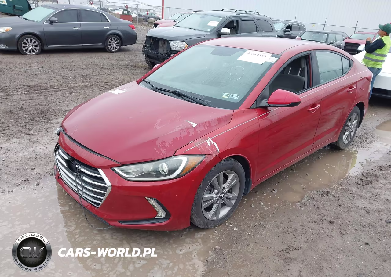 2017 Hyundai Elantra Se VIN:KMHD84LF4HU159539 - 2