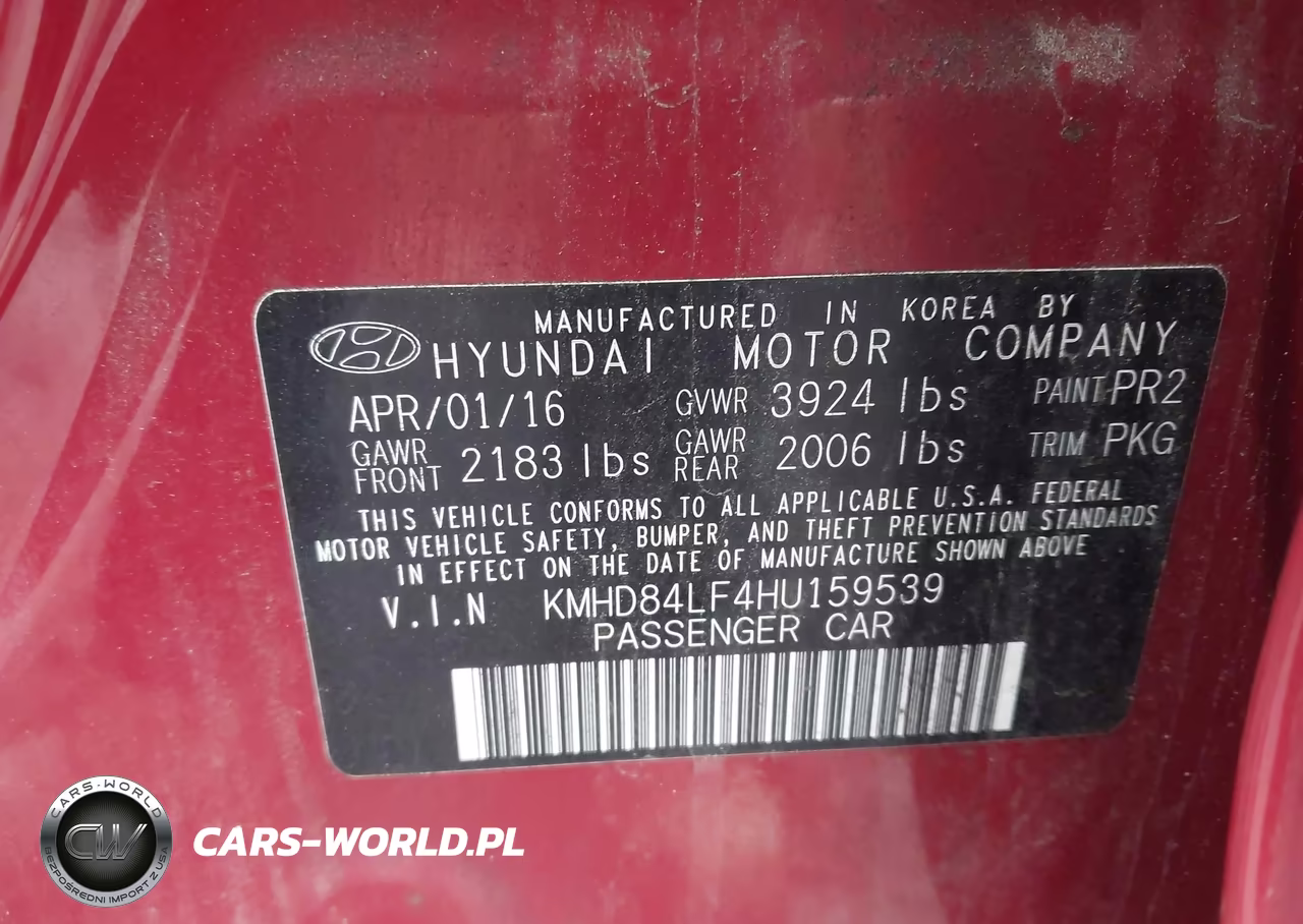 2017 Hyundai Elantra Se VIN:KMHD84LF4HU159539 - 9
