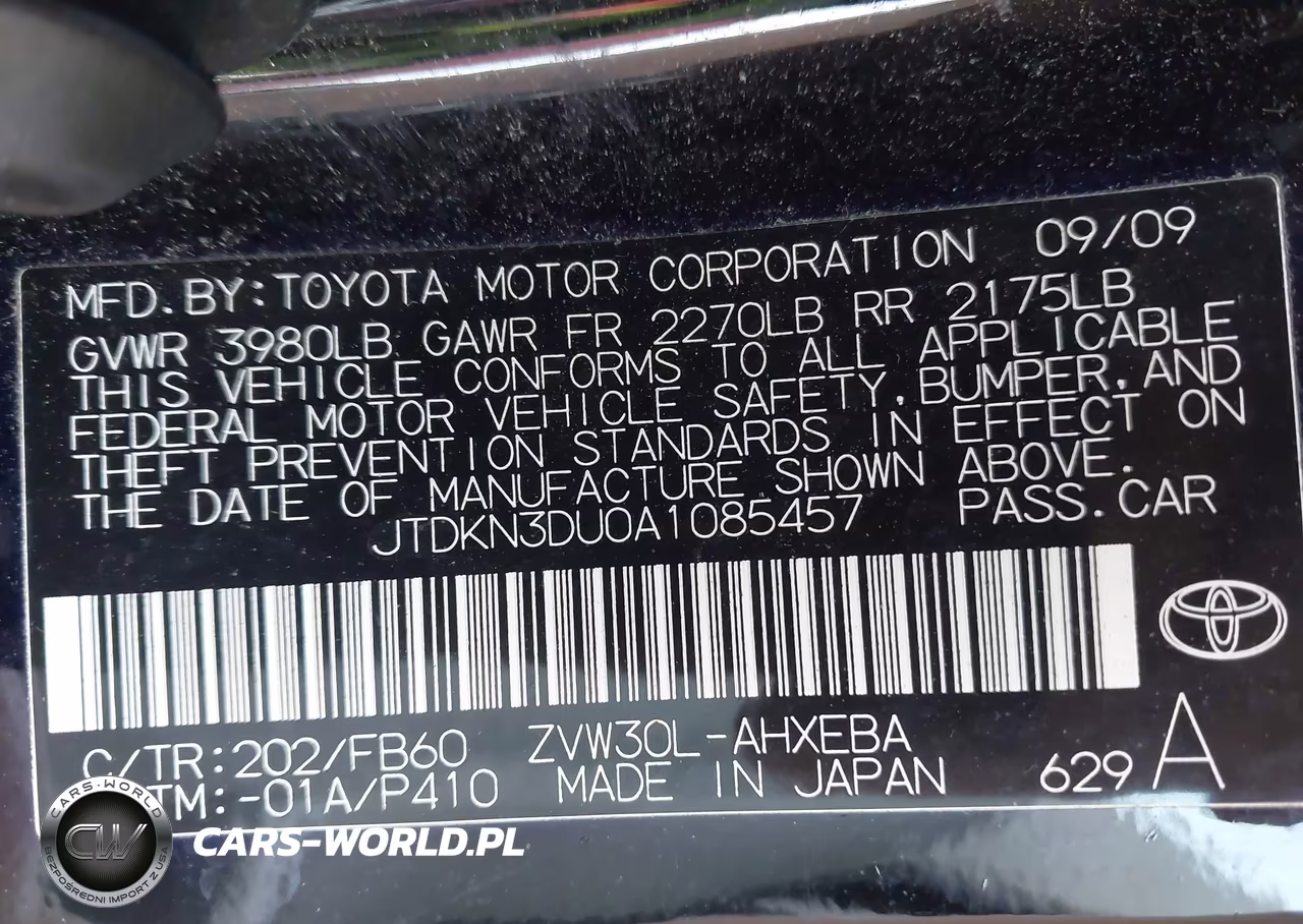 2010 Toyota Prius Iii VIN:JTDKN3DU0A1085457 - 9