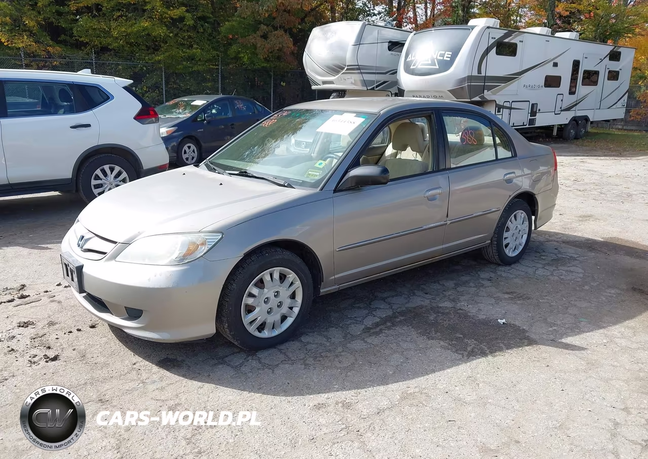 2004 Honda Civic Lx VIN:2HGES16594H512383 - 2