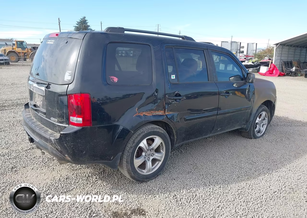 2013 Honda Pilot Ex-L VIN:5FNYF4H59DB023129 - 4