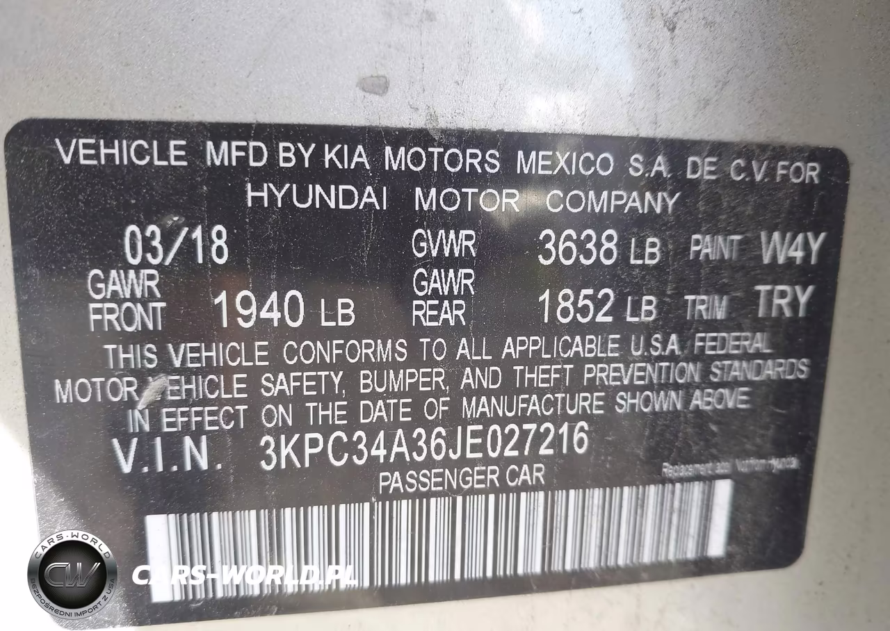 2018 Hyundai Accent Limited VIN:3KPC34A36JE027216 - 9