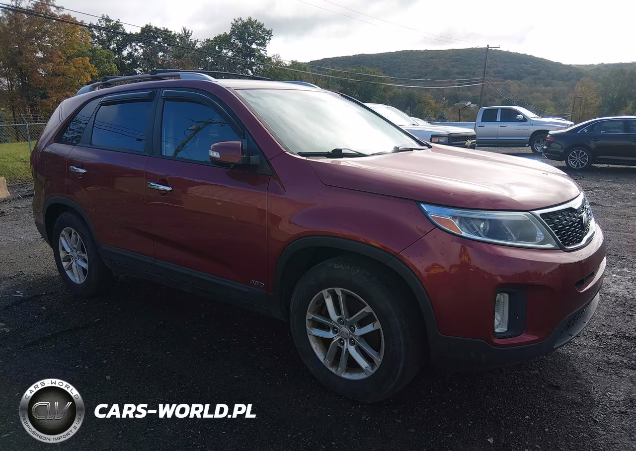 2014 Kia Sorento Lx V6 VIN:5XYKTDA73EG537711 - 1