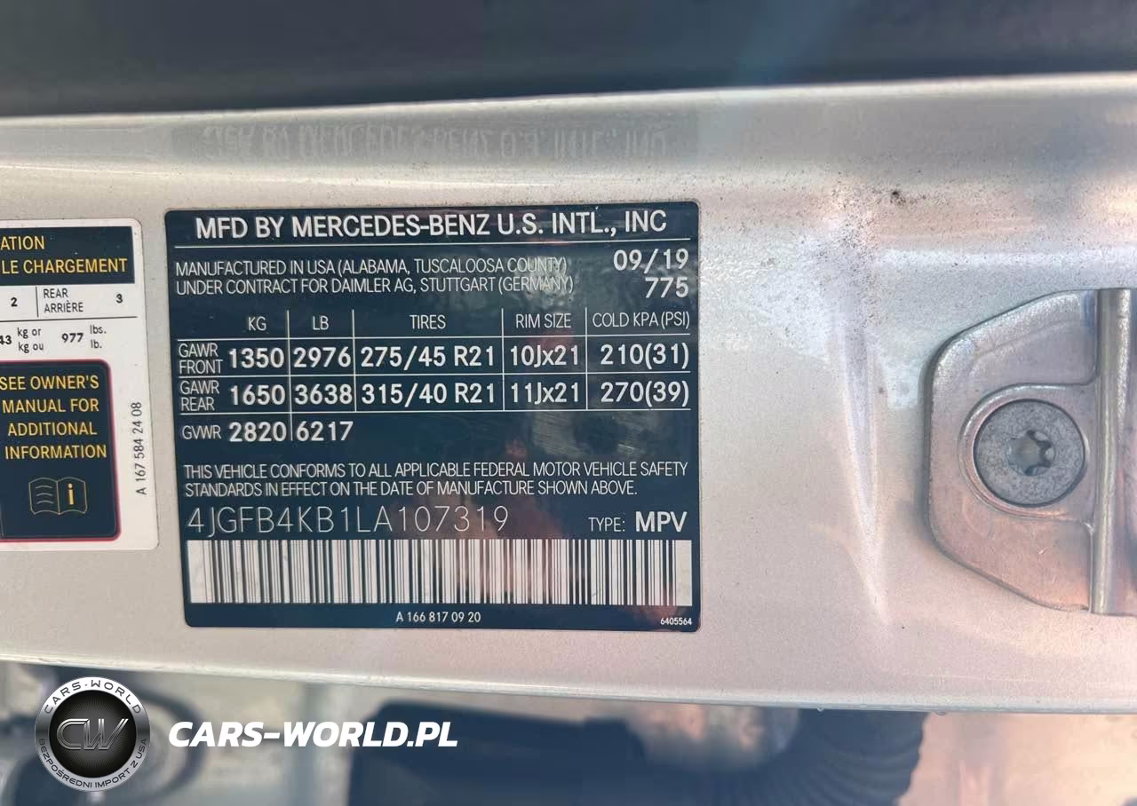 2020 Mercedes-Benz Gle 350 4Matic VIN:4JGFB4KB1LA107319 - 9