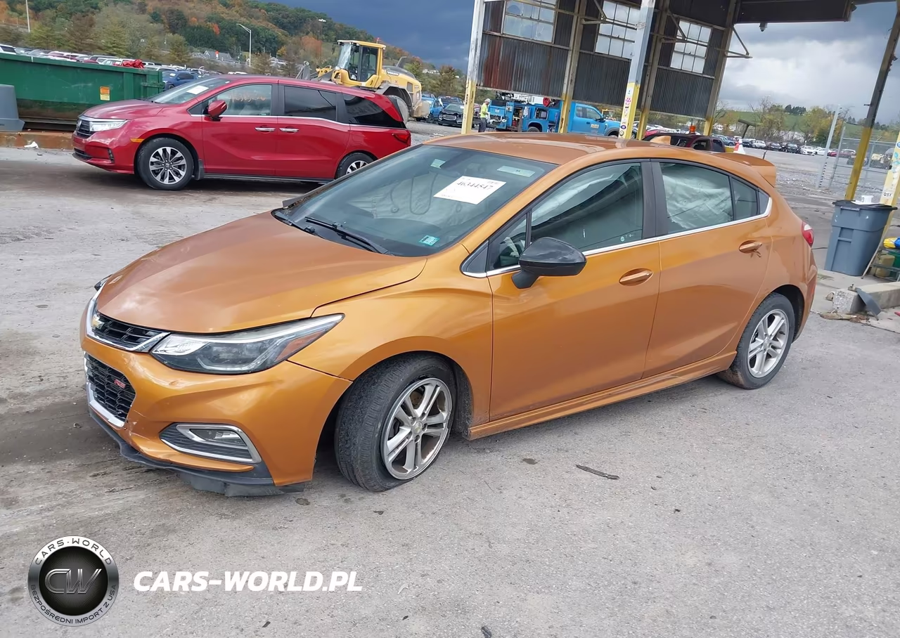 2017 Chevrolet Cruze Lt Auto VIN:3G1BE6SM9HS539338 - 2
