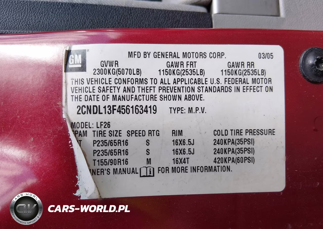 2005 Chevrolet Equinox Ls VIN:2CNDL13F456163419 - 9