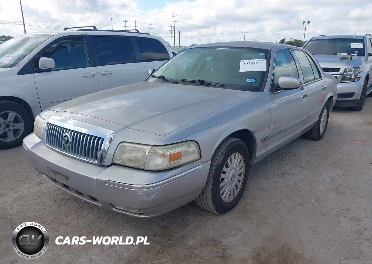 2008 Mercury Grand Marquis Ls VIN:2MEFM75V98X609000 - 2