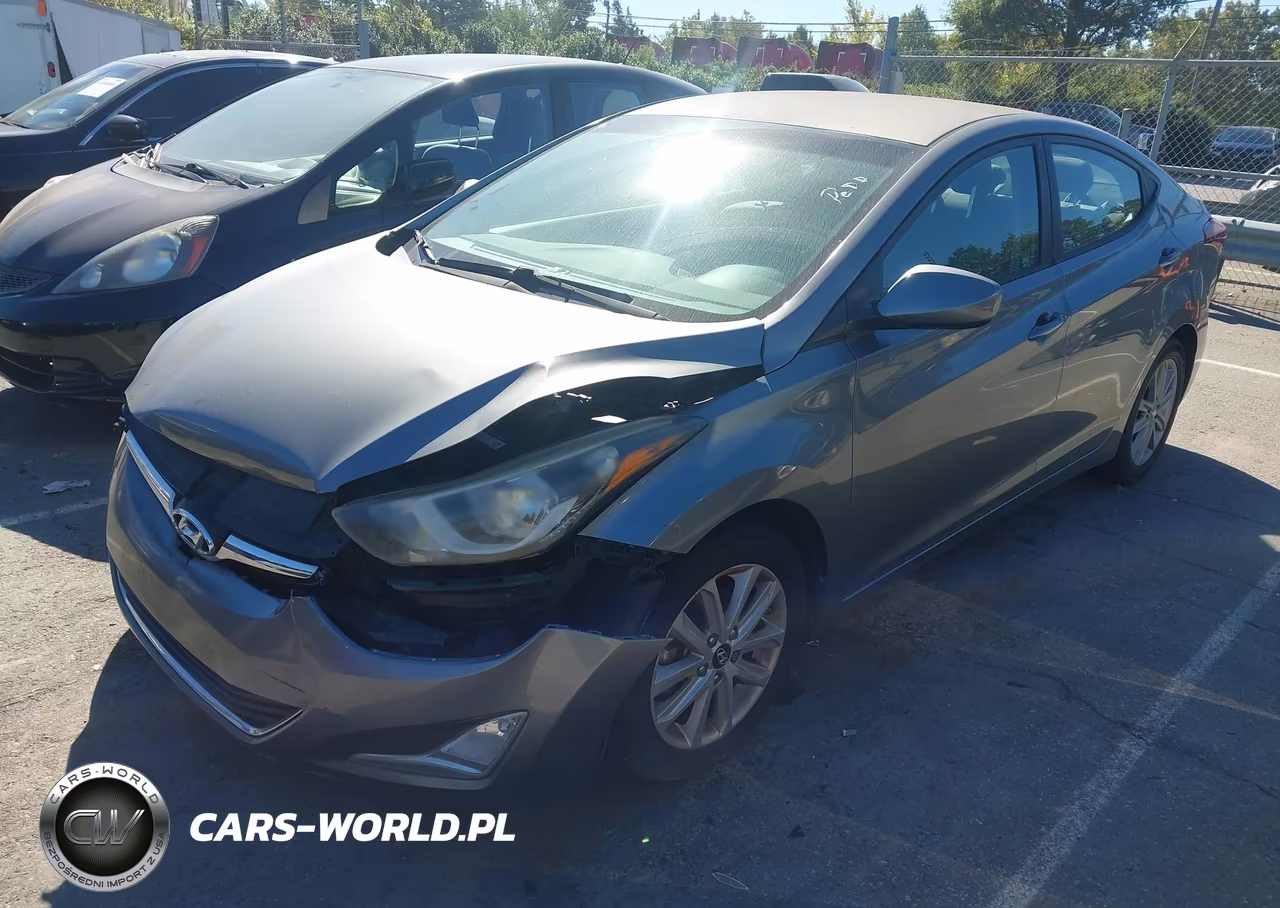 2016 Hyundai Elantra Se VIN:KMHDH4AE5GU617825 - 2