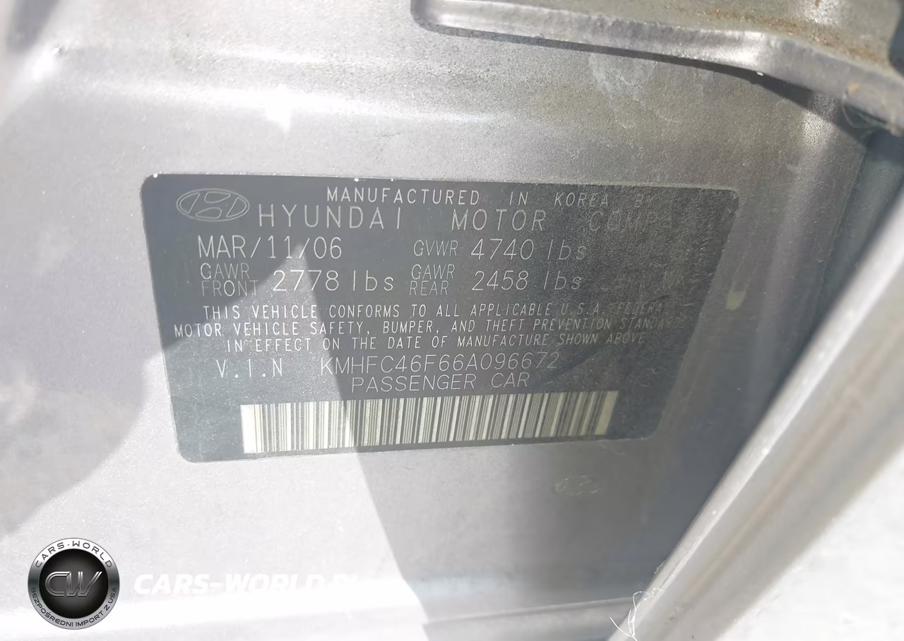 2006 Hyundai Azera Limited-Se VIN:KMHFC46F66A096672 - 9