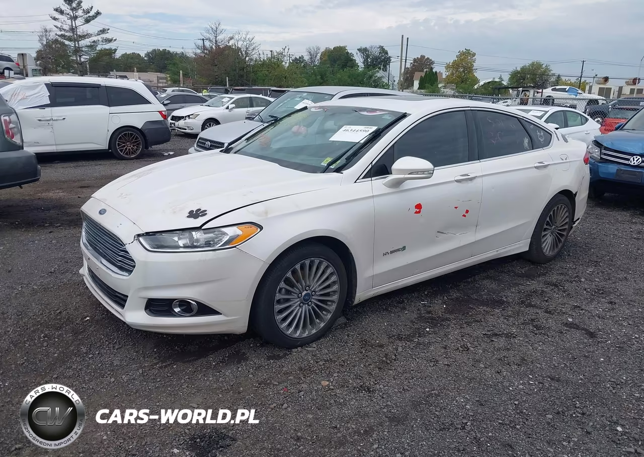 2014 Ford Fusion Hybrid Titanium VIN:3FA6P0RU6ER296781 - 2