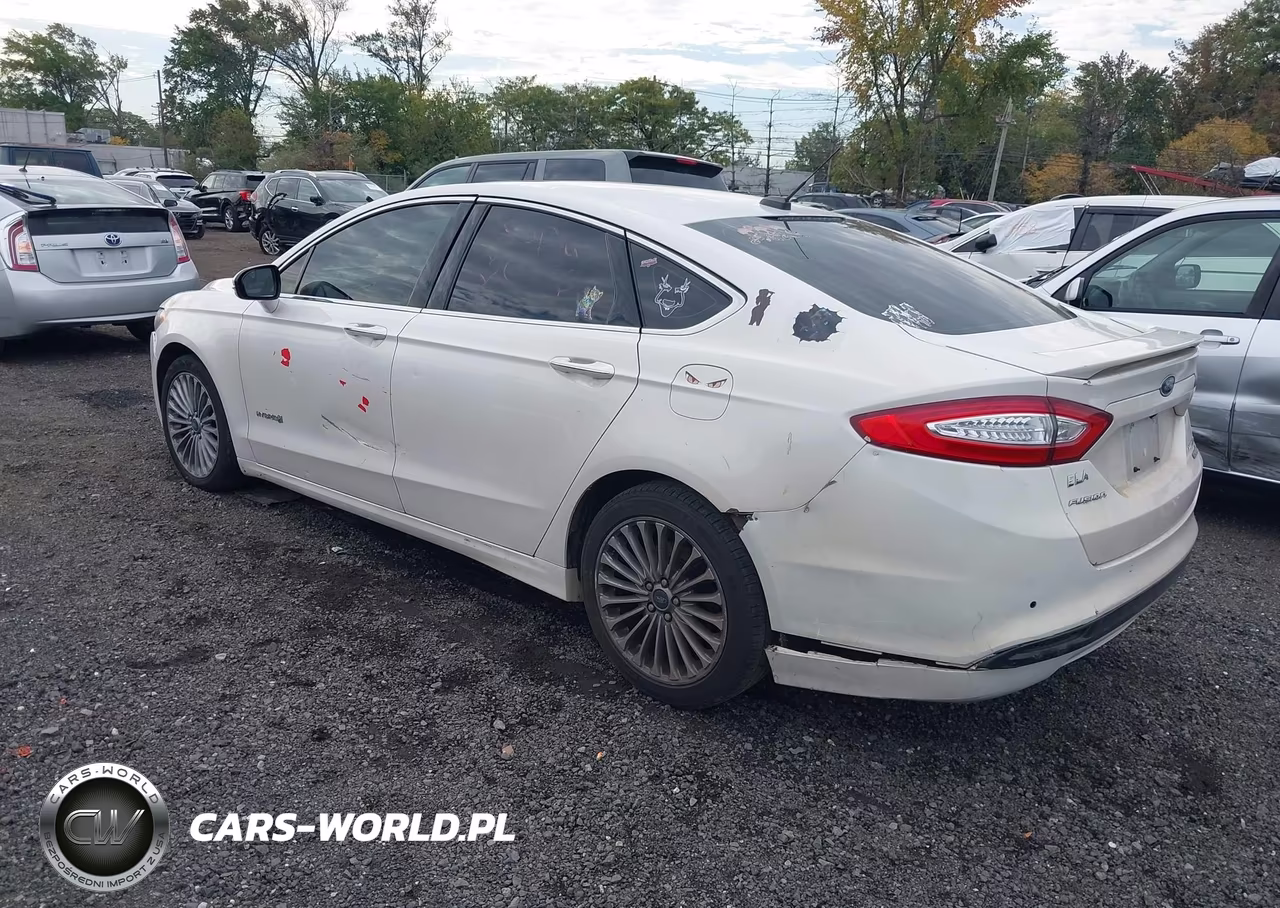2014 Ford Fusion Hybrid Titanium VIN:3FA6P0RU6ER296781 - 3