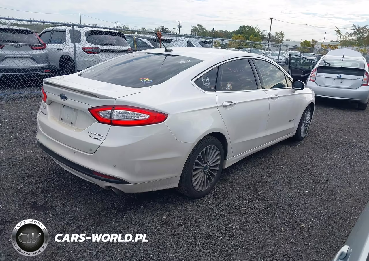2014 Ford Fusion Hybrid Titanium VIN:3FA6P0RU6ER296781 - 4