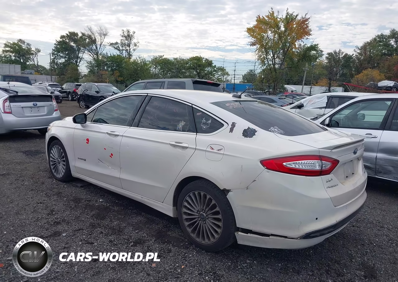 2014 Ford Fusion Hybrid Titanium VIN:3FA6P0RU6ER296781 - 6