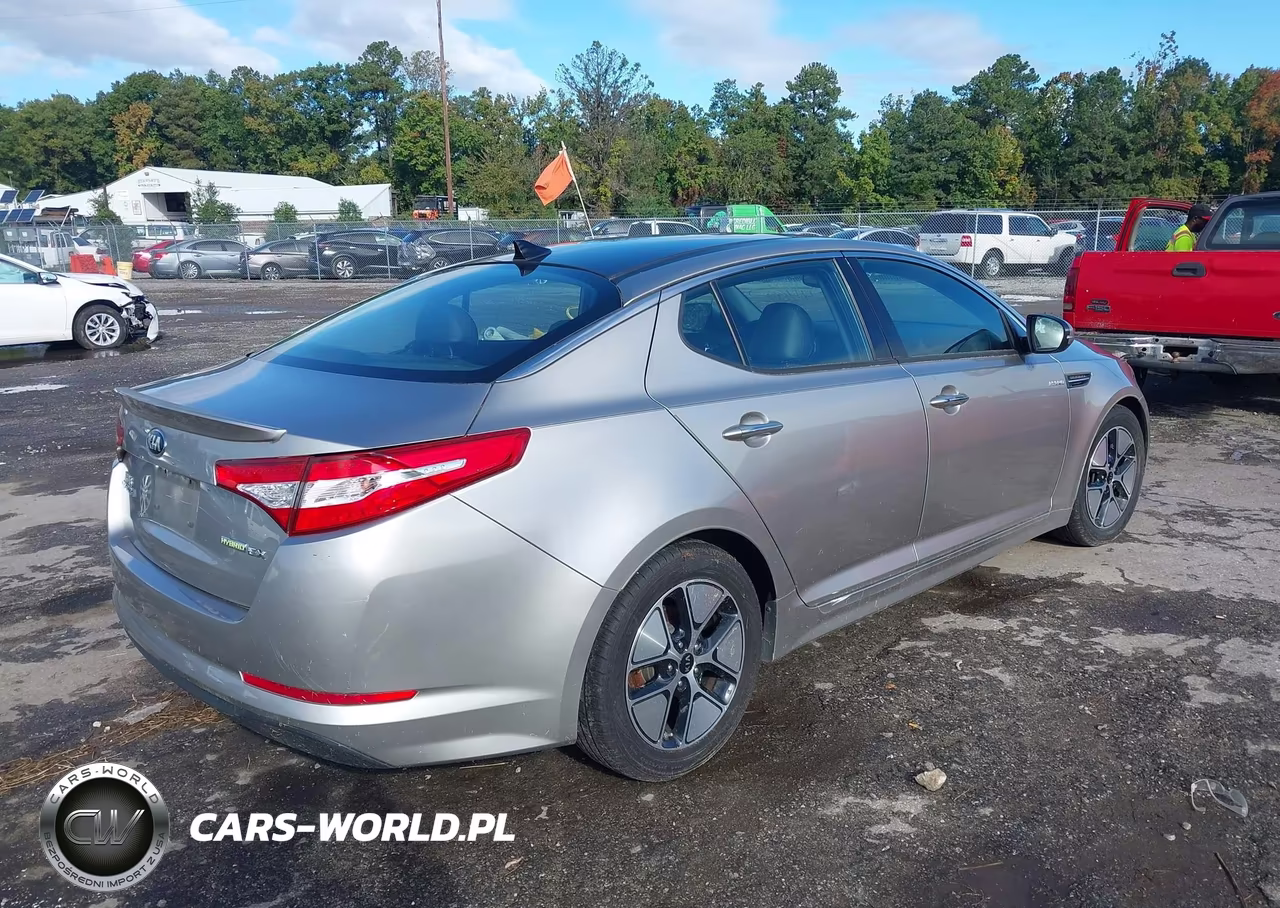 2013 Kia Optima Hybrid Ex VIN:KNAGM4AD7D5051478 - 4