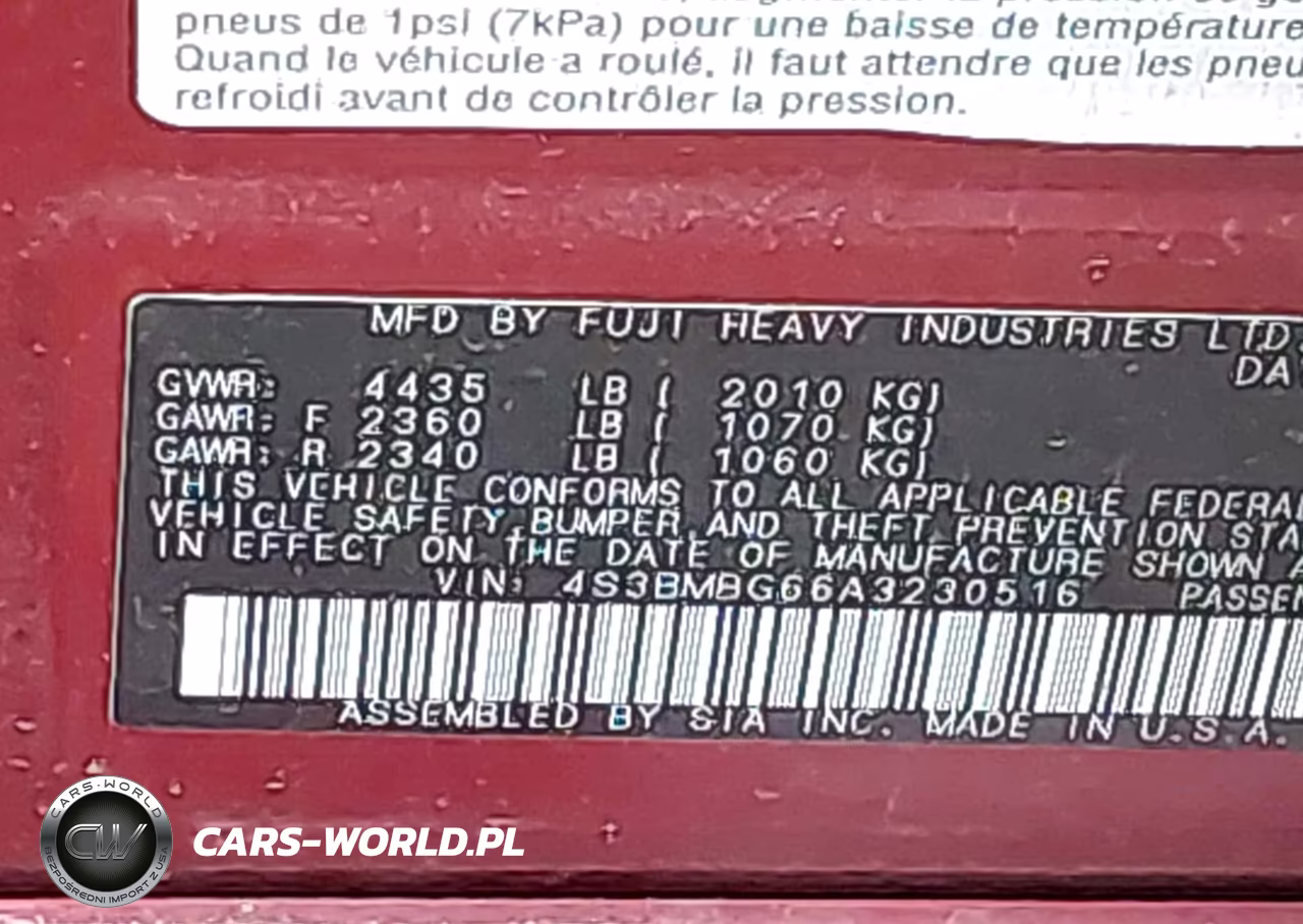 2010 Subaru Legacy 2.5I Premium VIN:4S3BMBG66A3230516 - 9