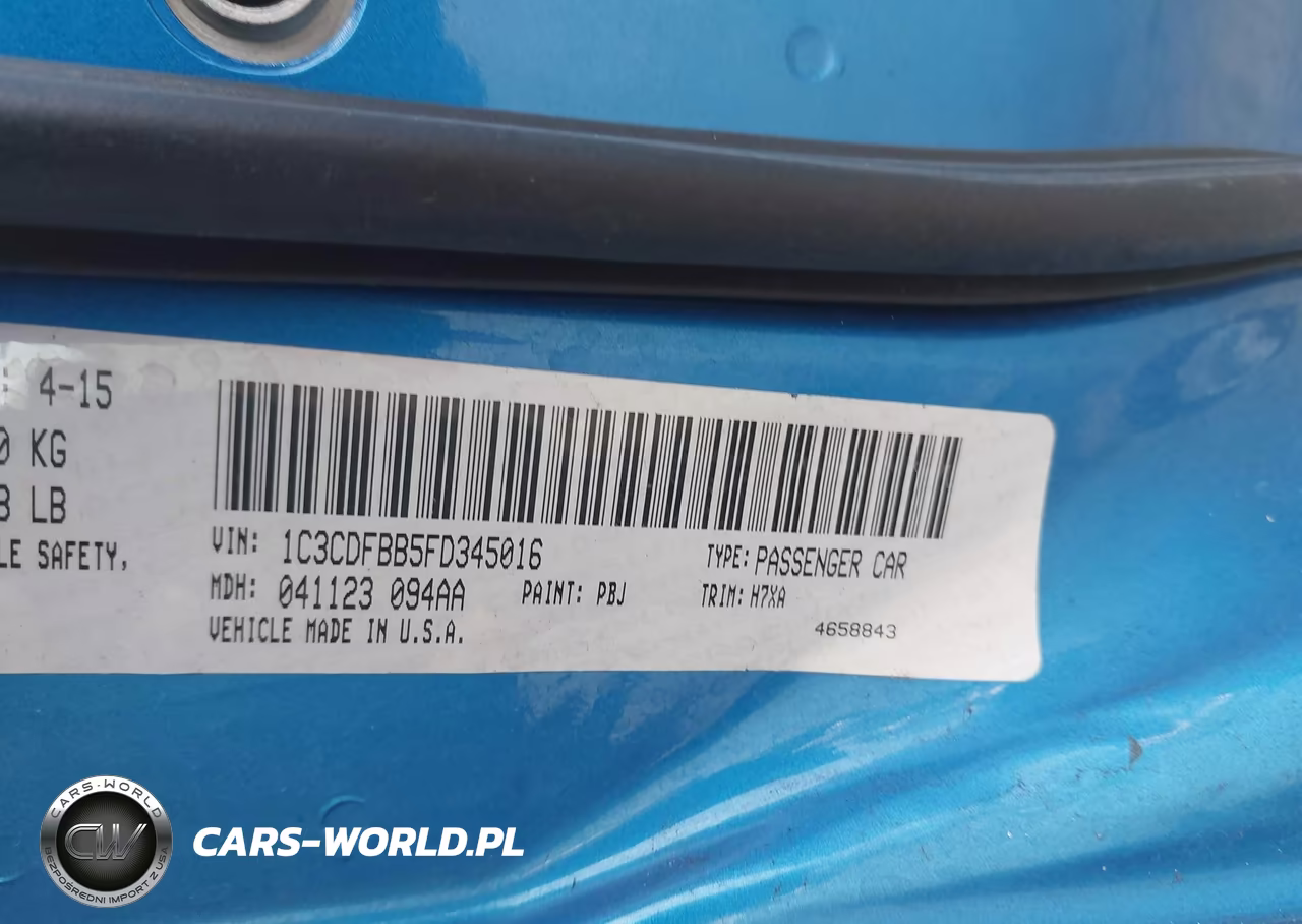 2015 Dodge Dart Sxt VIN:1C3CDFBB5FD345016 - 9