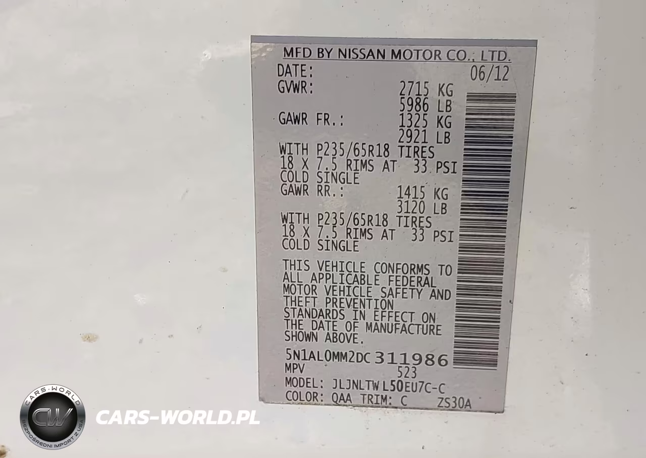 2013 Infiniti Jx35 VIN:5N1AL0MM2DC311986 - 9