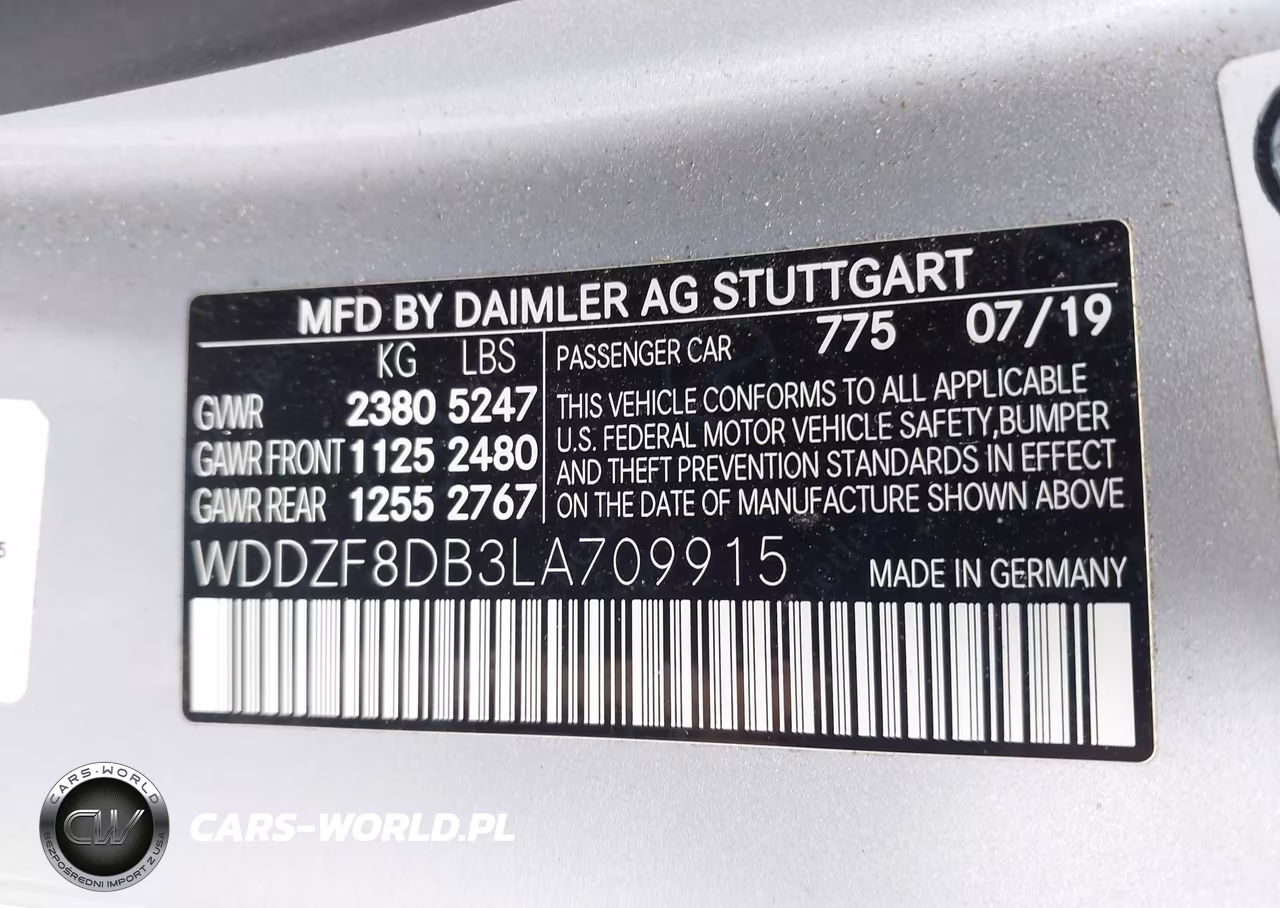 2020 Mercedes-Benz E 350 VIN:WDDZF8DB3LA709915 - 9