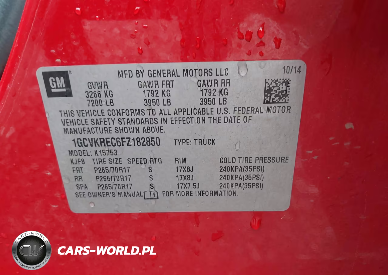 2015 Chevrolet Silverado 1500 1Lt VIN:1GCVKREC6FZ182850 - 9