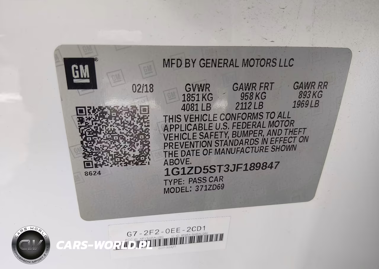 2018 Chevrolet Malibu Lt VIN:1G1ZD5ST3JF189847 - 9