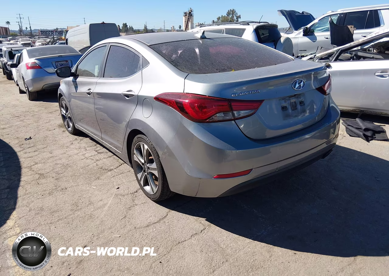 2014 Hyundai Elantra Sport VIN:KMHDH4AH5EU157251 - 3