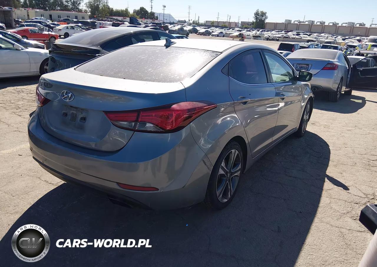 2014 Hyundai Elantra Sport VIN:KMHDH4AH5EU157251 - 4